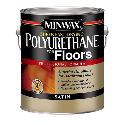 Minwax Floor Satin Oil Based Polyurethane Actual Net Contents 128 Fl