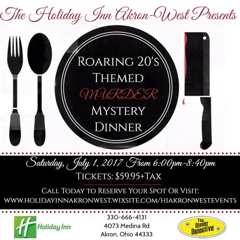 Murder Mystery Dinner Holiday Inn At Holiday Inn Akron West Fairlawn Oh Stage Dance