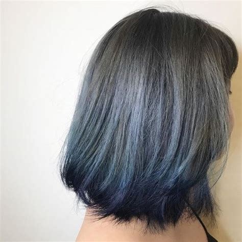 Ash Grey X Metallic Blue Hair Color Best Hair Beauty Salon Art Noise Blog