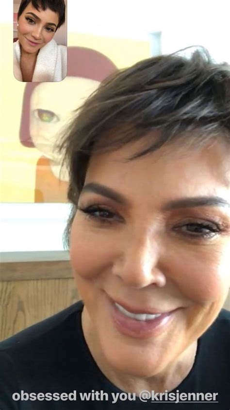 Kylie Jenners Pixie Haircut Is Inspired By Mom Kris Jenner Instyle