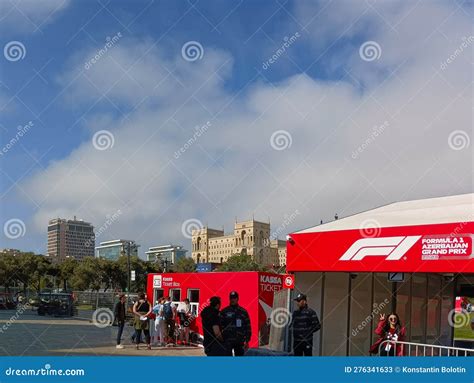 F1 Baku 2023 Formula 1 Spectators Near Ticket Box Grand Prix 28 30