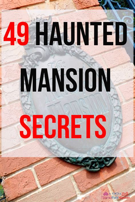 49 Weird But True Disney Haunted Mansion Ride Secrets And Facts You