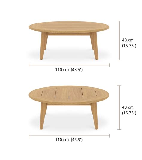 Standard Size Of A Round Coffee Table Coffee Table Design Ideas