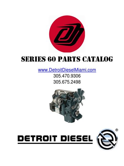 Detroit Diesel Engine Series 60 Parts Catalogue Pdf