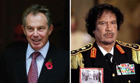 tony blair admits he phoned gaddafi and advised him to flee for his life politics news