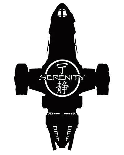 For Serenity Firefly Logo Sticker Vinyl Decal Joss Whedon Browncoats