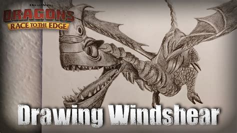 How To Draw Windshear From Dragons Race To The Edge How To Draw