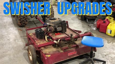 Swisher Rugged Cut 44 Trail Mower Repair And Upgrade Youtube