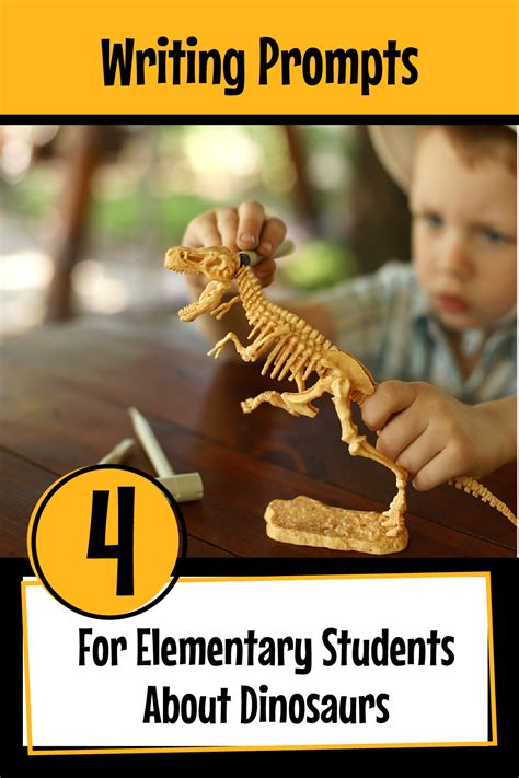 4 Writing Prompts For Elementary Students About Dinosaurs Writing