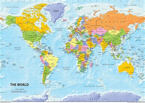 Map Of The World Political 88 World Maps