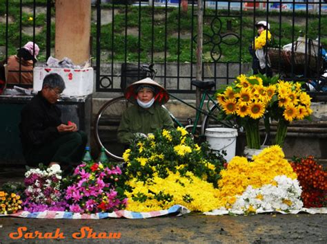 Everything about this place is. Visit the Hanoi Flower Market in Vietnam