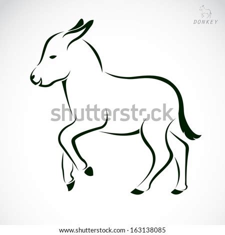 Donkey Head clip art Free Vector / 4Vector