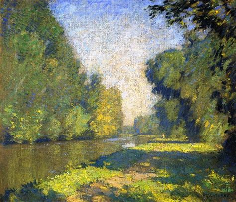 The Tow Path Painting William Langson Lathrop Oil Paintings