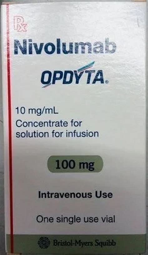 Opdyta 40 Mg Nivolumab Injection Packaging Size 10 Ml In 1 Vial