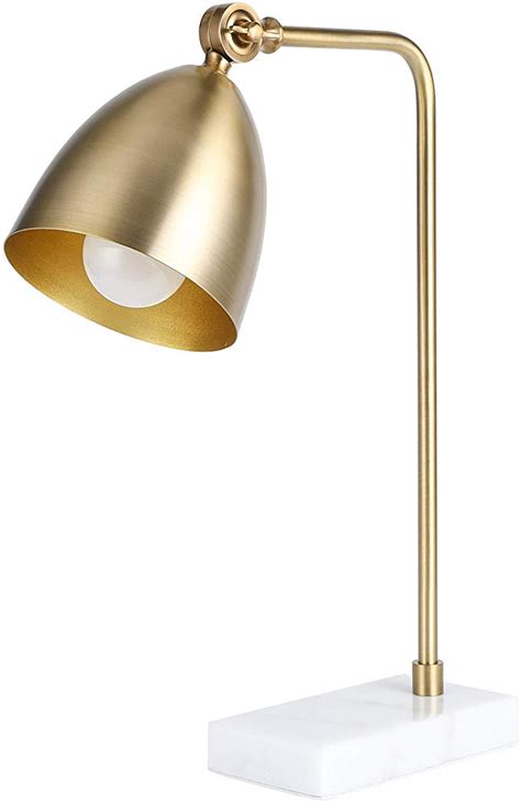 Co Z Gold Desk Lamp With Led Bulb Adjustable Antique Brass