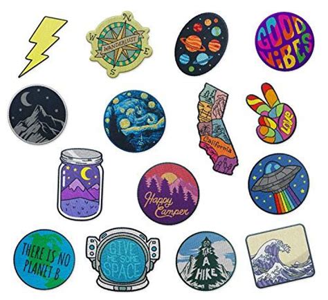 Ripdesigns Large Assorted Set Of 15 Aesthetic Cute And Cool Outdoors