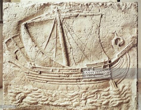 Phoenician Civilization 4th Century Bc Relief Depicting A Merchant