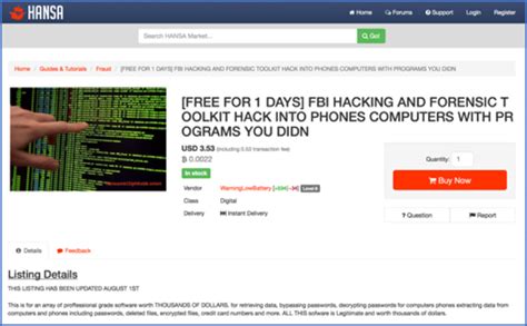 AlphaBay y Hansa lo que vendían los sitios de la deep web que cerró el FBI