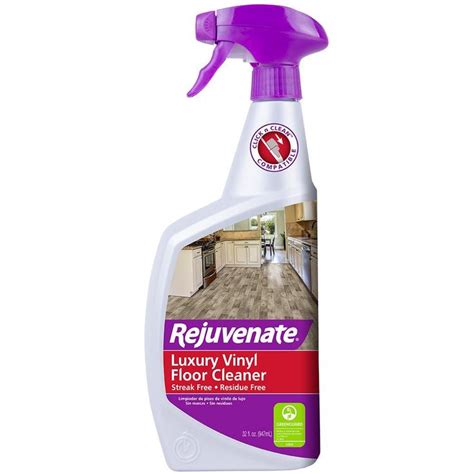 Rejuvenate 32 Oz Luxury Vinyl Floor Cleaner Rj32lvfc The Home Depot