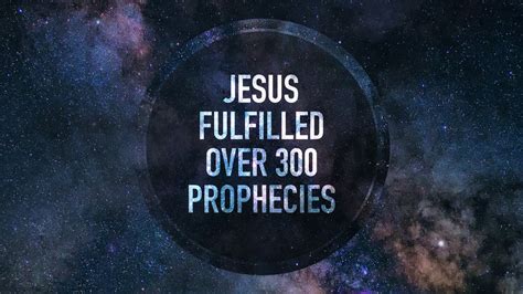 Jesus Fulfilled Over 300 Prophecies Mathematically Proving That He Is