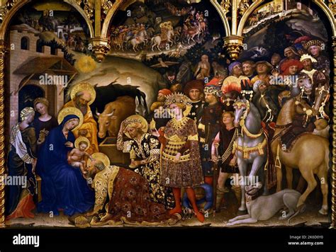 The Adoration Of The Magi 1423 Gentile Da Fabriano Hi Res Stock