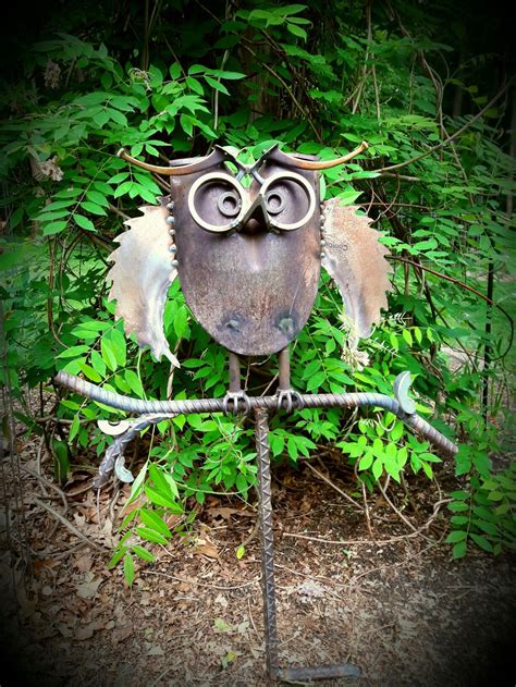 Scrap Metal Owl Scrap Metal Art Metal Art Metal Sculpture