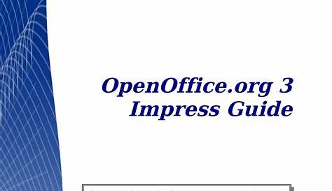 Openoffice Org 3 0 Impress Guide OpenOffice.org