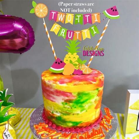 Tutti Frutti Birthday Party Fruit Birthday Party Spongebob Birthday