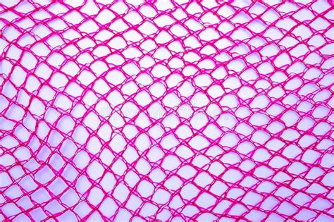 Pink Plastic Mesh On White Background Stock Photo Image Of Backdrop