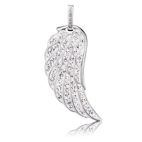 Angel Whisperer Sterling Silver Angel Wing With Cubic Zirconia