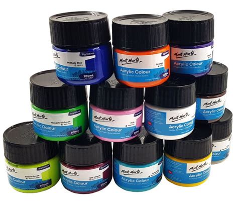 Acrylic Color Paint Signature Ml Jar Mont Marte Lazada Ph