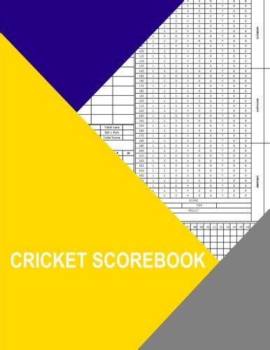 Book Cricket Scorebook Cricket Store