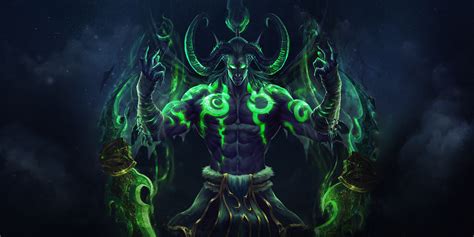 Download Illidan Stormrage Night Elf Demon Video Game World Of Warcraft