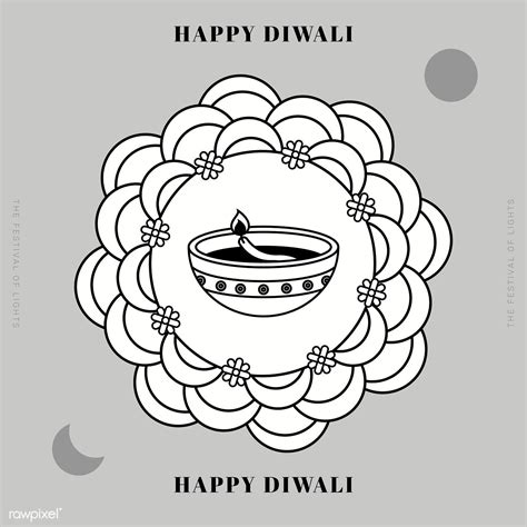 Download Premium Vector Of Happy Deepavali The Festival Of Lights