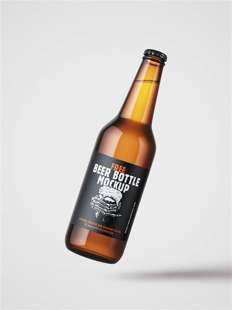 Beer Bottle Psd Mockup Template Free Free Printable Templates