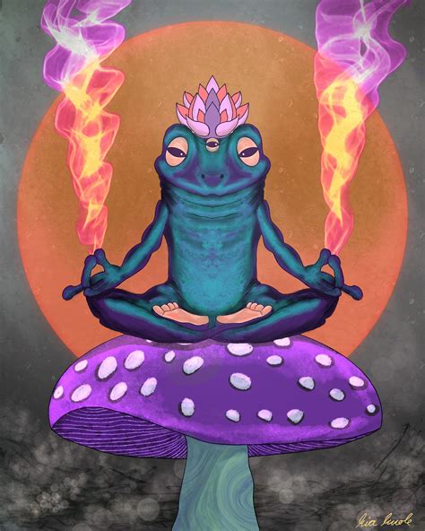 Zen Frog Etsy