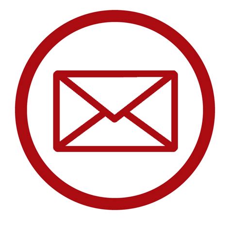 Red Transparent Email Icon Png Rwanda 24