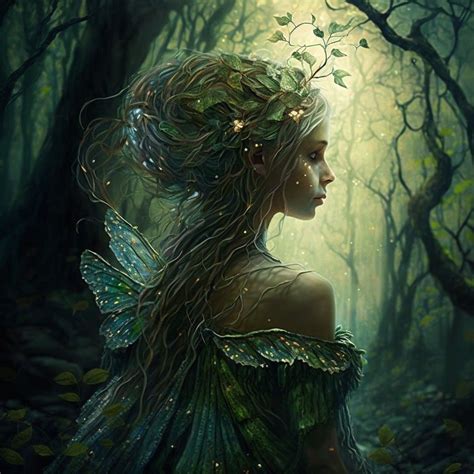 By Midjourney Faery Art Elves And Fairies Fairy Pictures World Of
