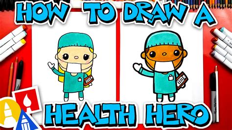 Please pause the how to draw a leopard video after each step to draw at your own pace. How To Draw Health Heroes - Art For Kids Hub