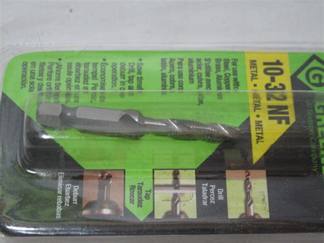 10 New Greenlee Dtap10 32 Drill Tap Countersink Quick Release Bit