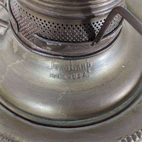 Vintage Brass Center Draft Kerosene Oil Lamp Electrified Etsy