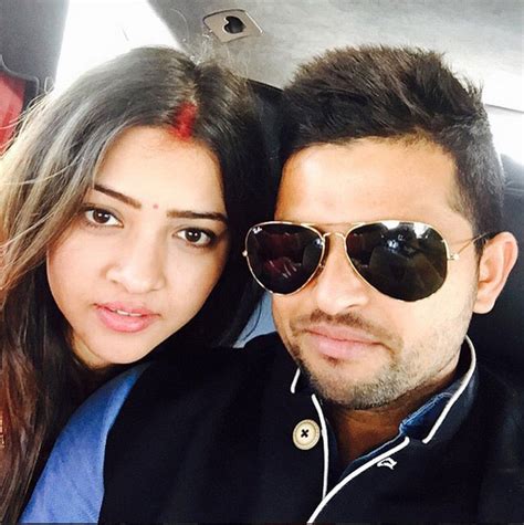 Cricketer Suresh Raina Posts First Selfie With Wife Priyanka Chaudhary