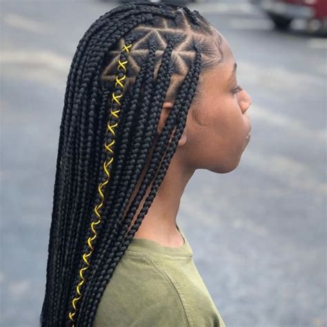 Short knotless braids can last for up to 6 weeks depending on how well you take care of them. 9 Wonderful kids knotless box braids with beads undefined ...