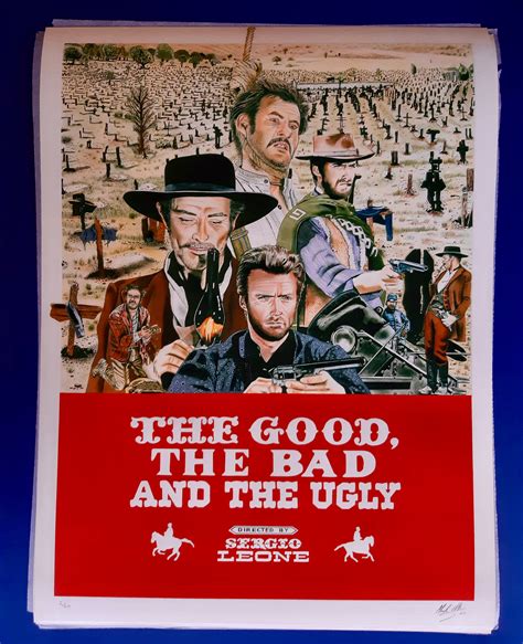 The Good The Bad And The Ugly Movie Poster Limited Edition Etsy