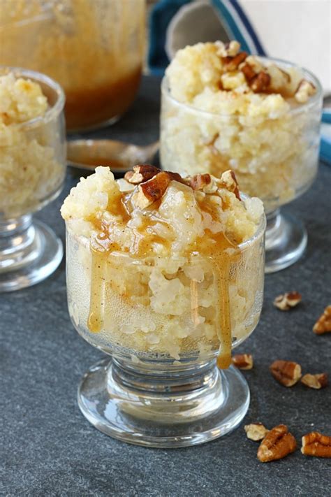 Old Fashioned Rice Pudding Recipe With Salted Caramel And Toasted