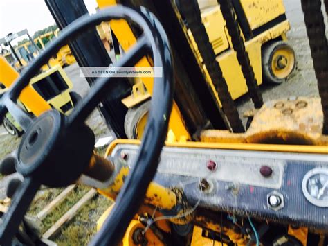 Hyster Rough Terrian Forklift 6000 Lb Forklift Gas Bob Cat Rubber Tire