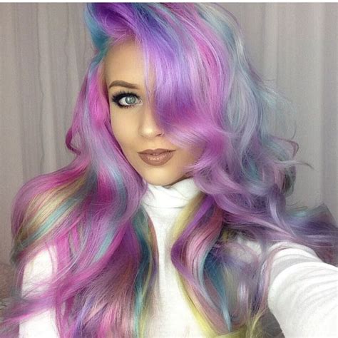 355 Best Images About Mermaid Unicorn Rainbow Hair On Pinterest