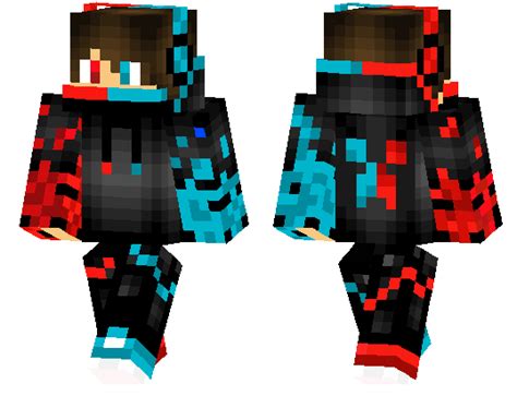 Pvp Fire And Water Boy Minecraft Pe Skins