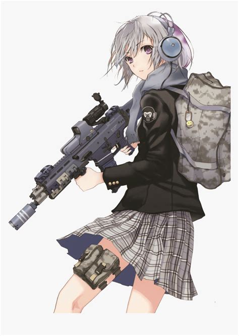 Cool Anime Guns Png