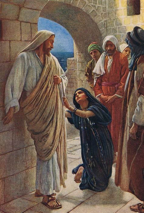The Woman Of Canaan By Harold Copping C1927 ~ Jesus Bible Pictures